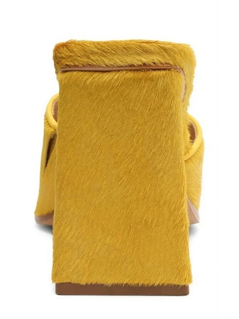 SCHUTZ Leather Lizah Sandals - Yellow - Picture 4 of 11
